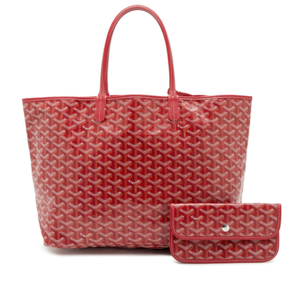 GOYARD SAINT LOUIS TOTE PM RED