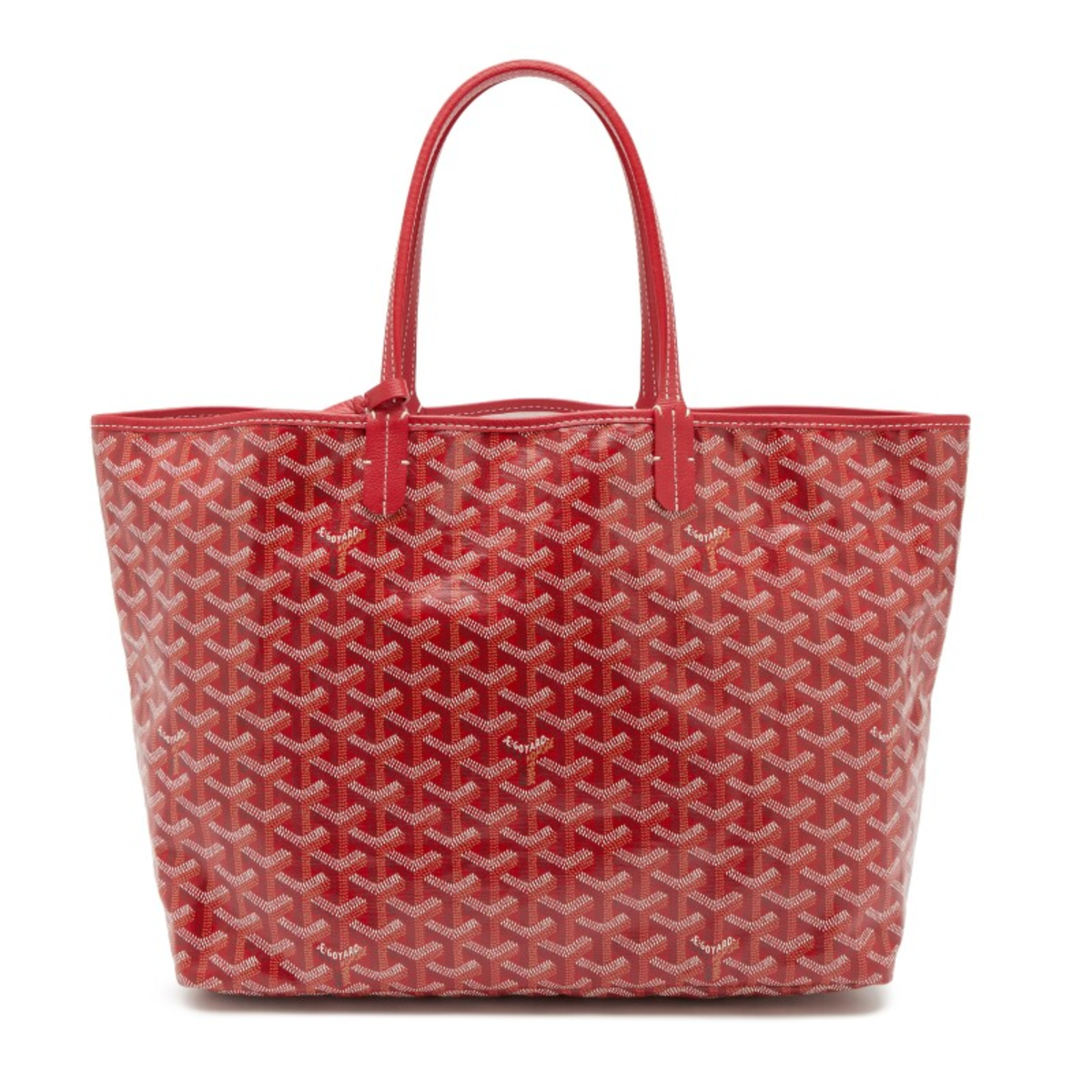 GOYARD SAINT LOUIS TOTE PM RED