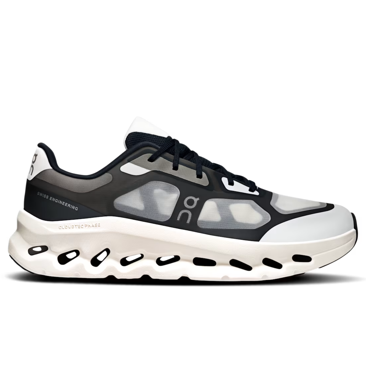 Cloudtilt Remix Series Comfortable and Versatile Casual Running Shoes Black/White