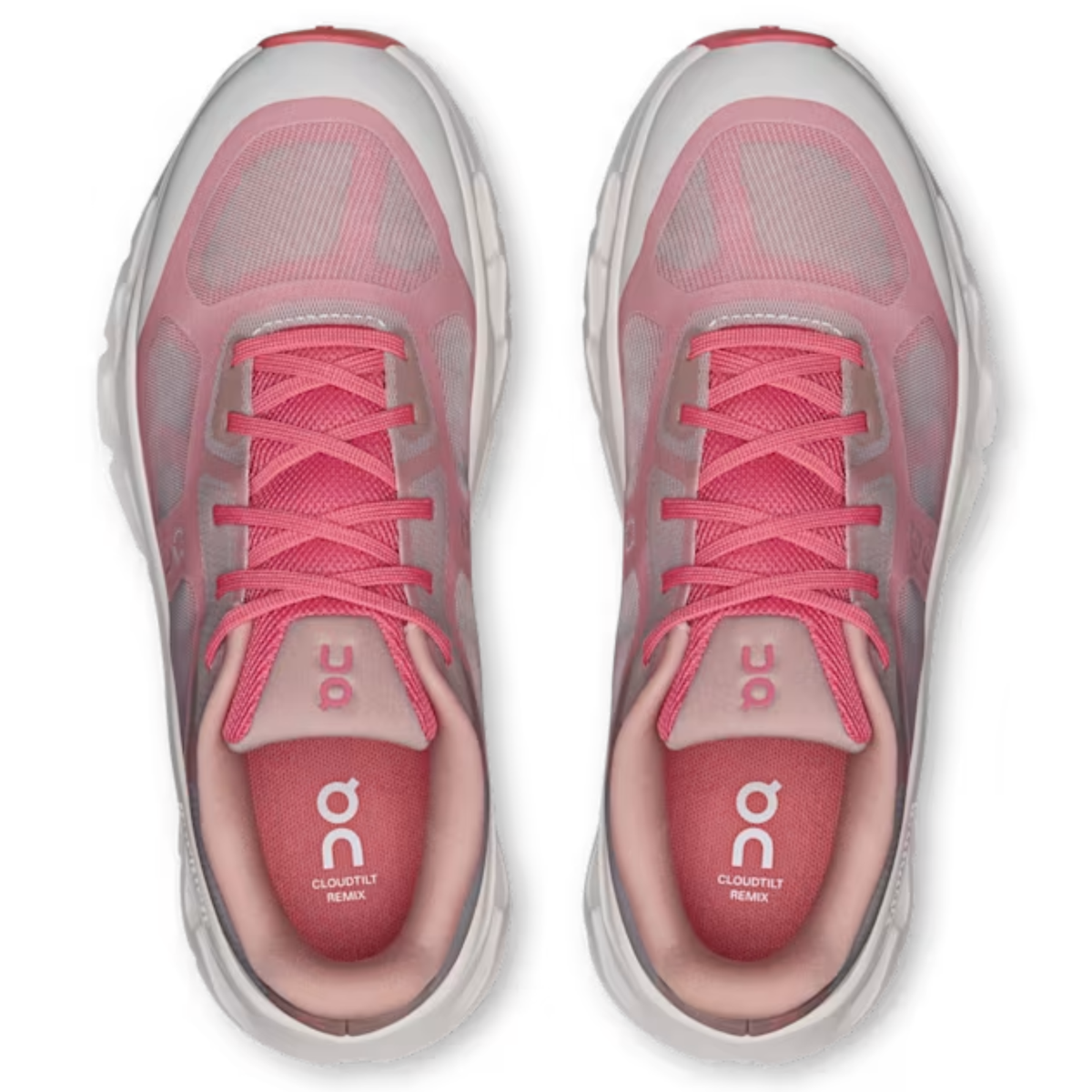 Cloudtilt Remix Series Comfortable and Versatile Casual Running Shoes Pink/White