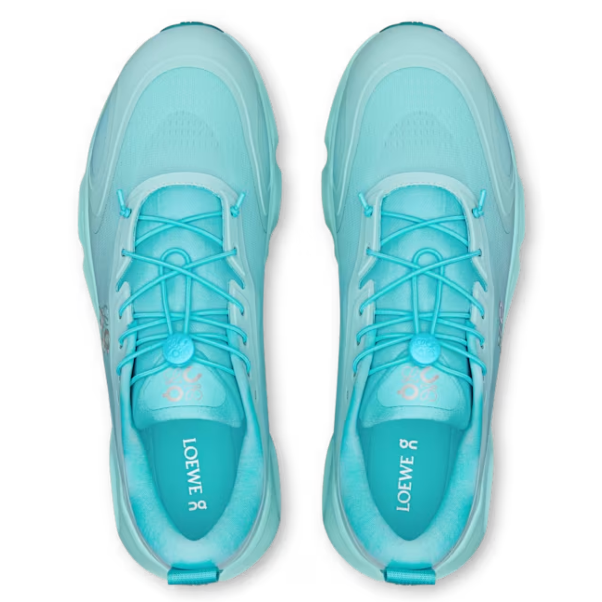 Running Cloudsolo Couple Sports Shoes for Men and Women Sky Blue/Ice Blue