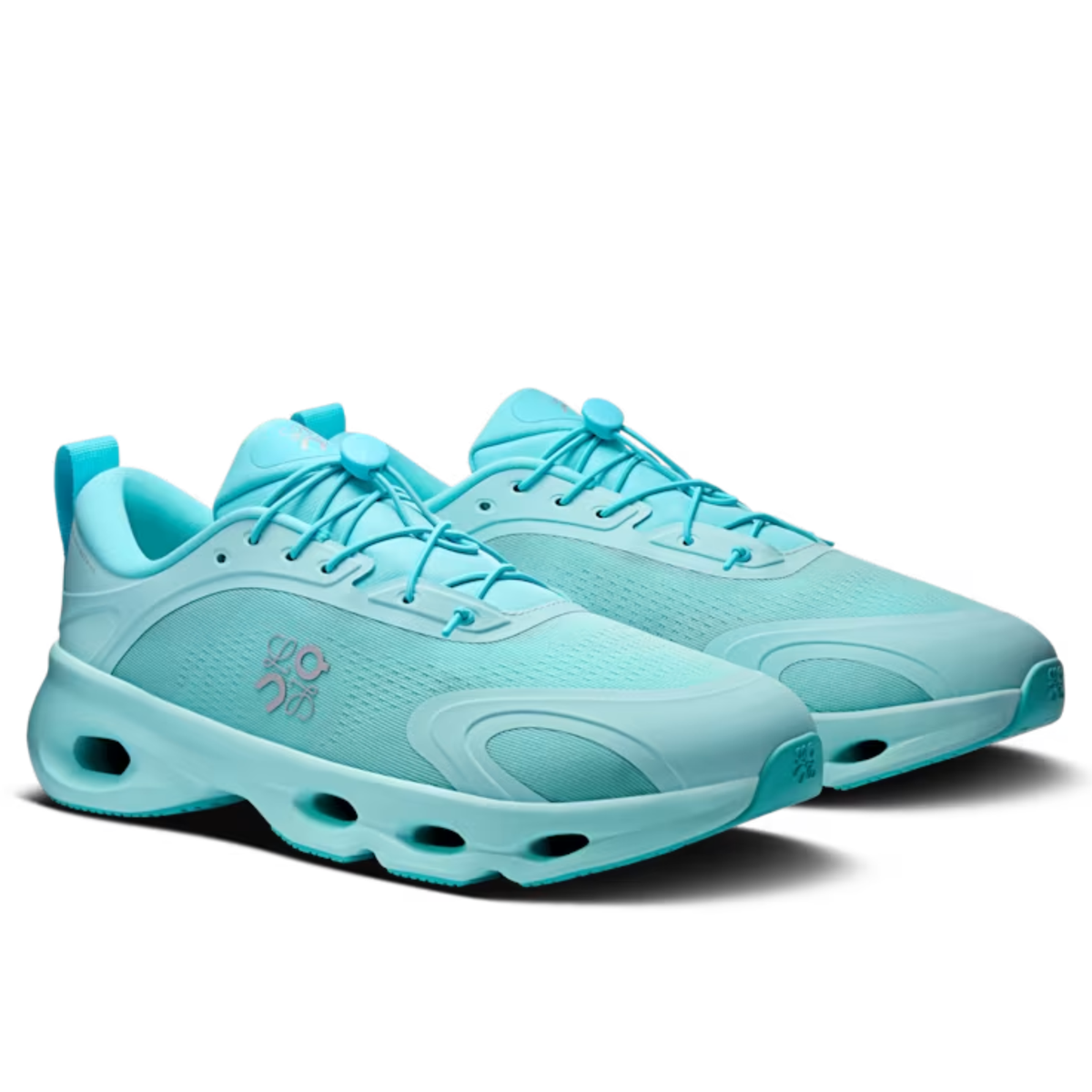 Running Cloudsolo Couple Sports Shoes for Men and Women Sky Blue/Ice Blue