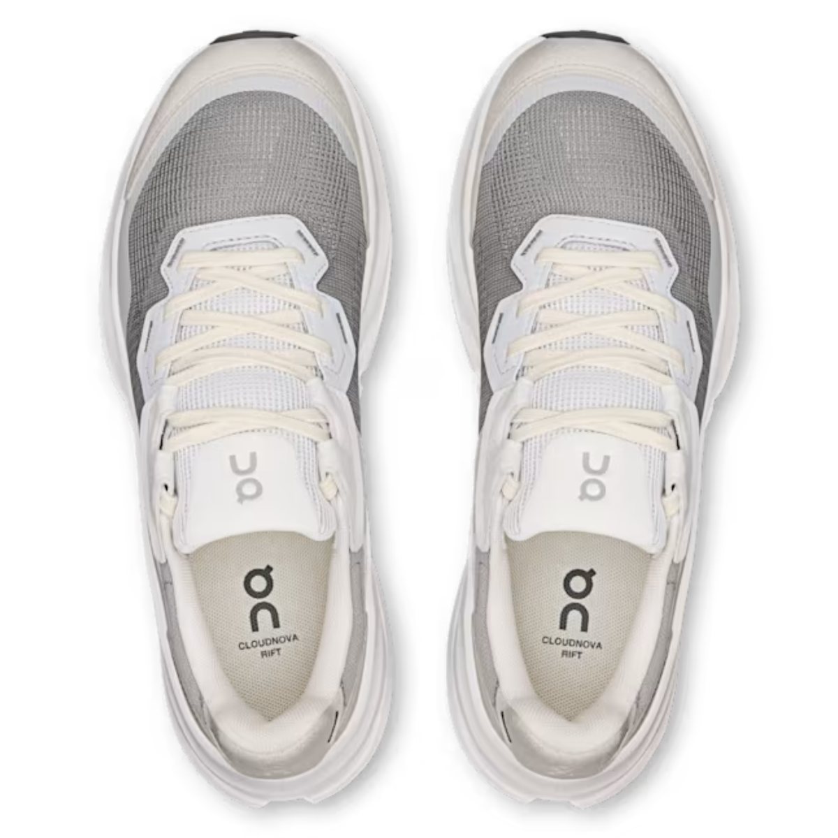 Cloudnova Rift Spring New Products Men's and Women's Retro Sports Shoes Grey/White
