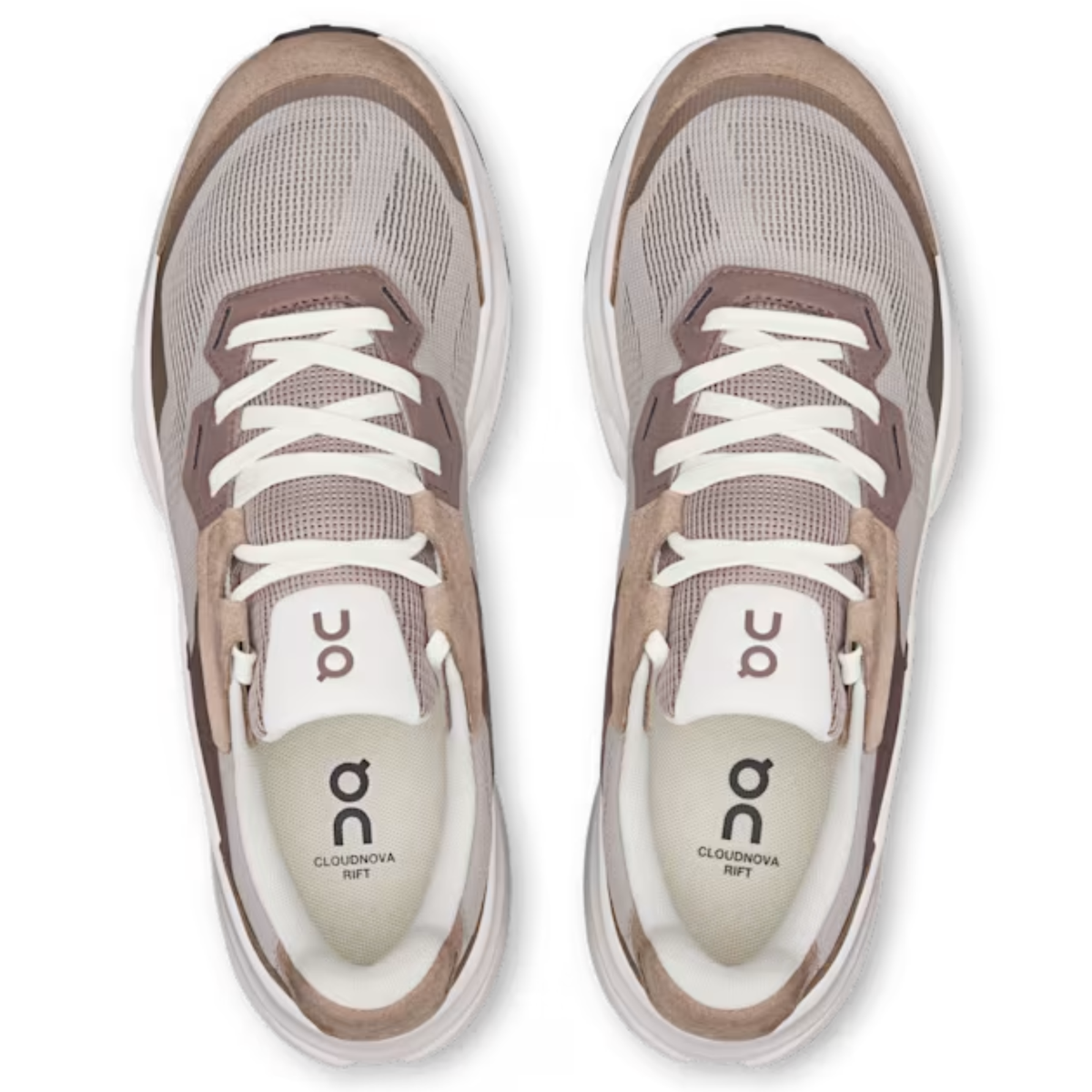 Cloudnova Rift Spring New Products Men's and Women's Retro Sports Shoes Grey/White