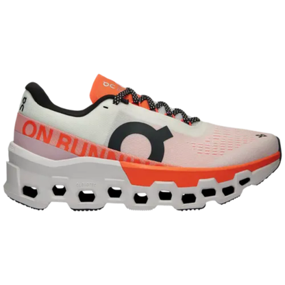 Cloudmonster 2 Men's and Women's Flow Sports Running Shoes White/Orange