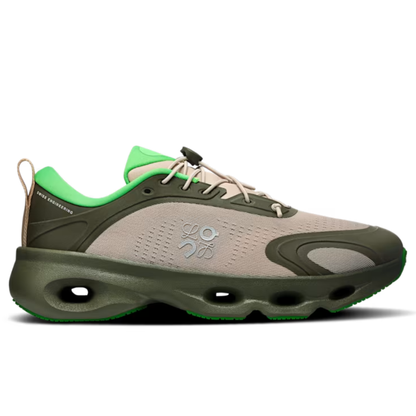 On Running Leisure Sports Shoes Khaki Green/Sand