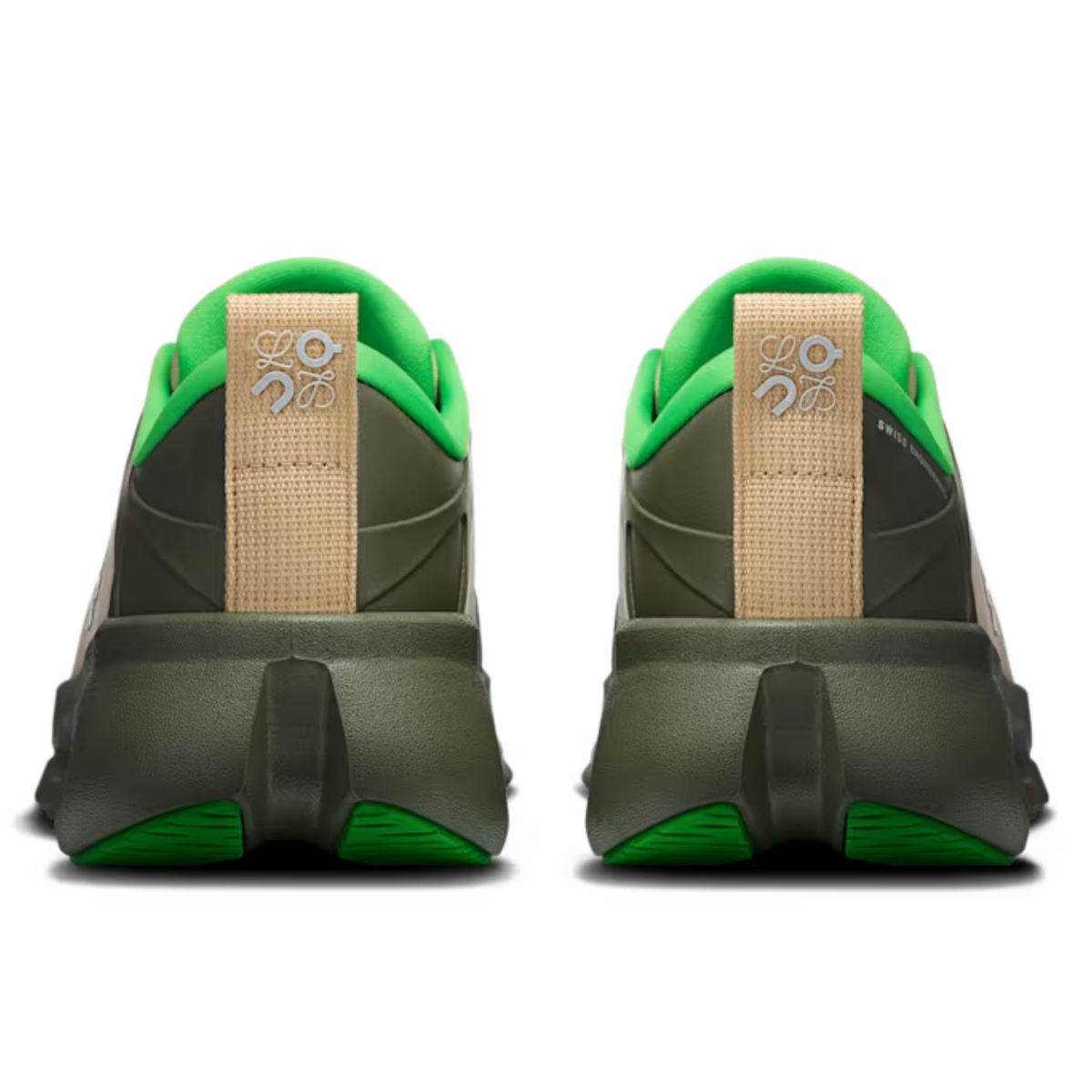 On Running Leisure Sports Shoes Khaki Green/Sand