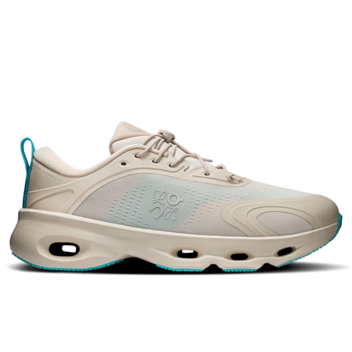 Male and Female Comfortable and Breathable for Leisure Sports Ice Blue/Beige