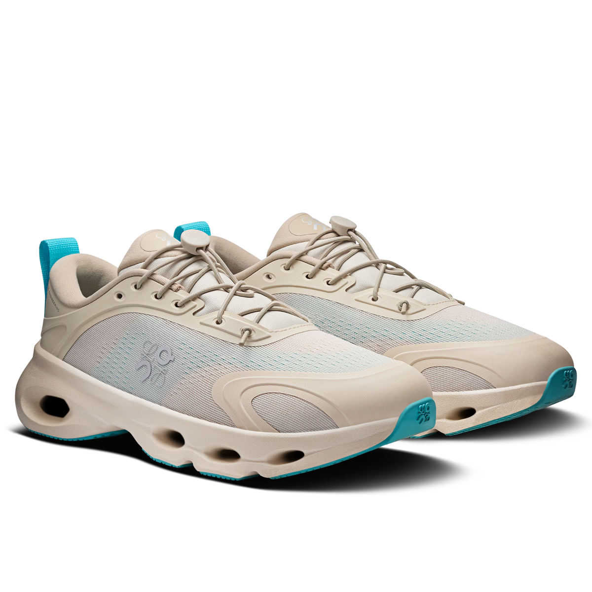 Male and Female Comfortable and Breathable for Leisure Sports Ice Blue/Beige