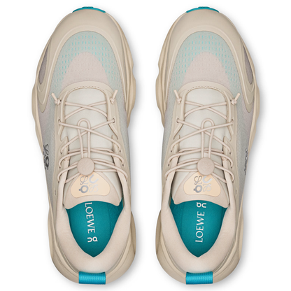 Male and Female Comfortable and Breathable for Leisure Sports Ice Blue/Beige