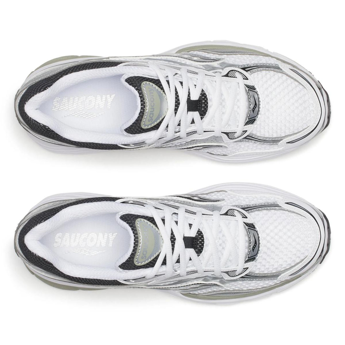 Saucony ProGrid Omni 9 White Silver Green