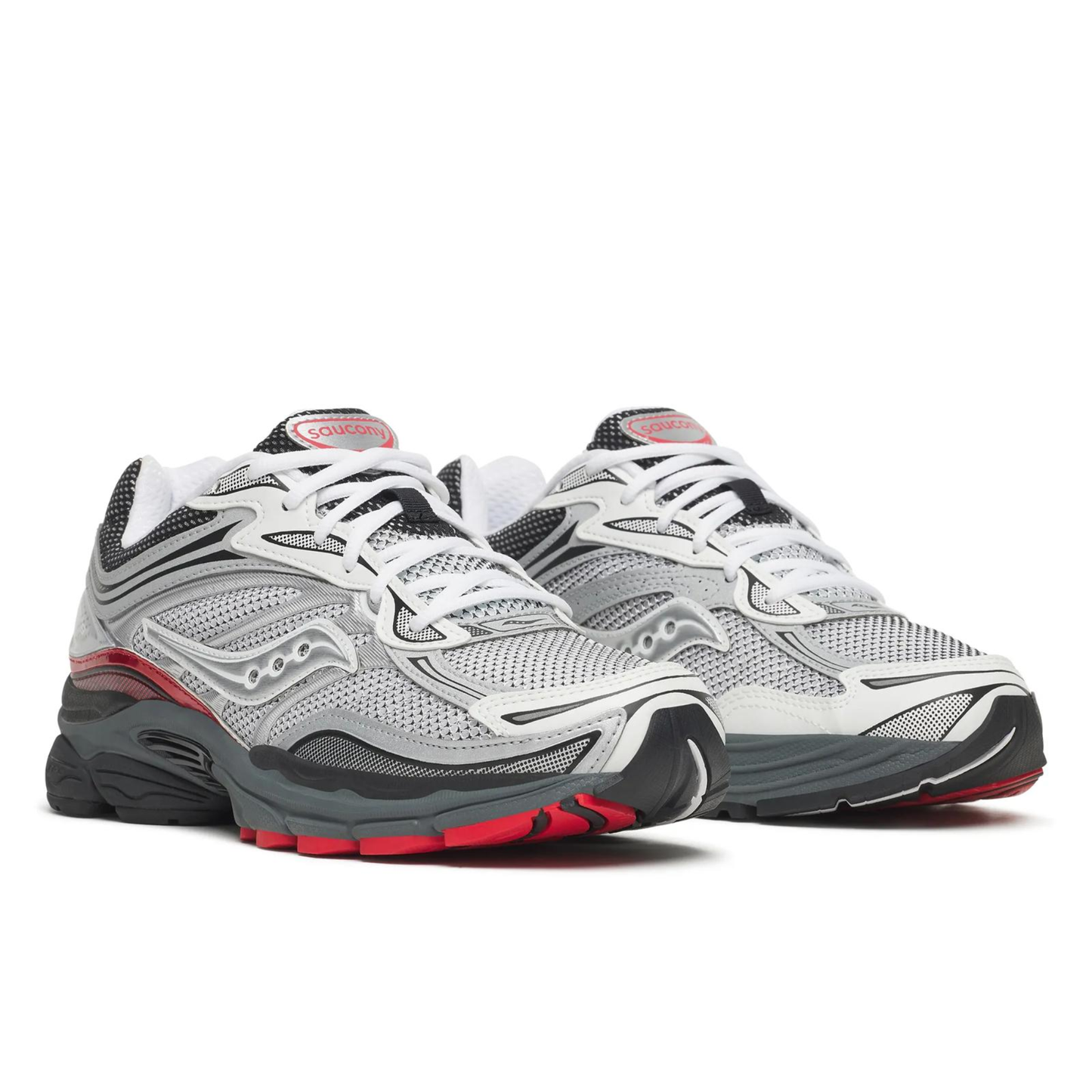 Saucony ProGrid Omni 9 Silver Black Red