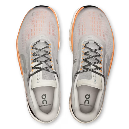 Cloudmonster 2 Men's and Women's Flow Sports Running Shoes Grey/Orange/White