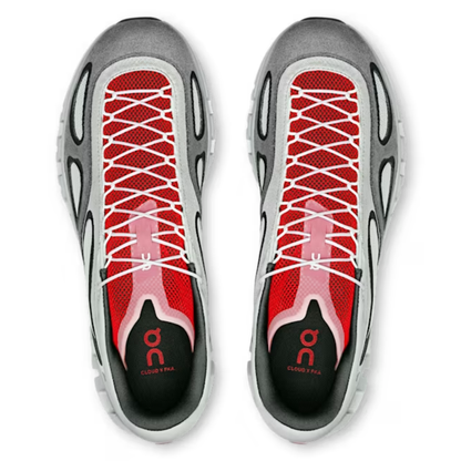 Comfortable Breathable Low Top Casual Running Shoes Dark Gray/Red/White