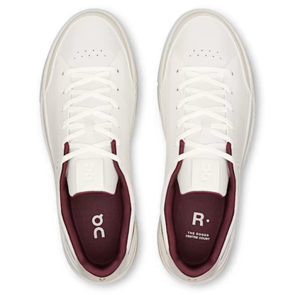 The Roger Centre Court Leisure Sports Shoes White/Wine Red